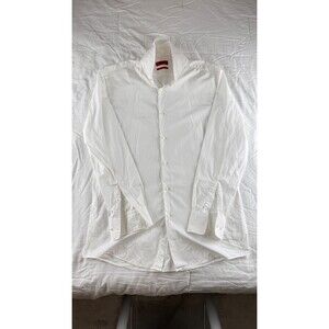 HUGO Hugo Boss Sharp Fit Dress Shirt Mens 15.5 32/33 White Cutaway Collar